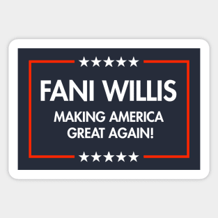 Fani Willis - Making America Great Again (blue) Sticker